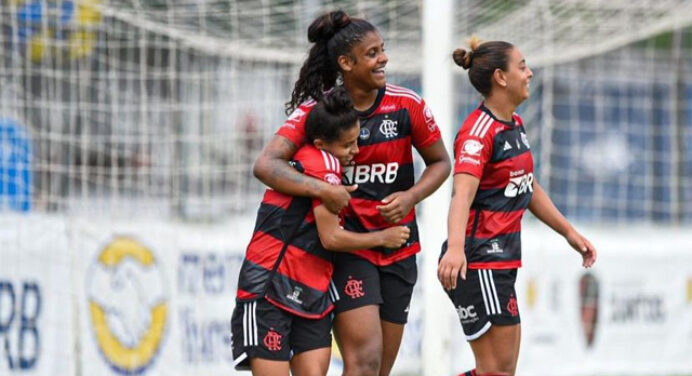 Flamengo faz 15 a 0 no Tigres e assume liderança na Taça Guanabara Feminina; veja gols