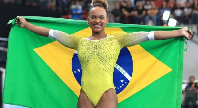 CAMPEÃ DE TUDO! Atleta do Flamengo, Rebeca Andrade é ouro no Pan 2023