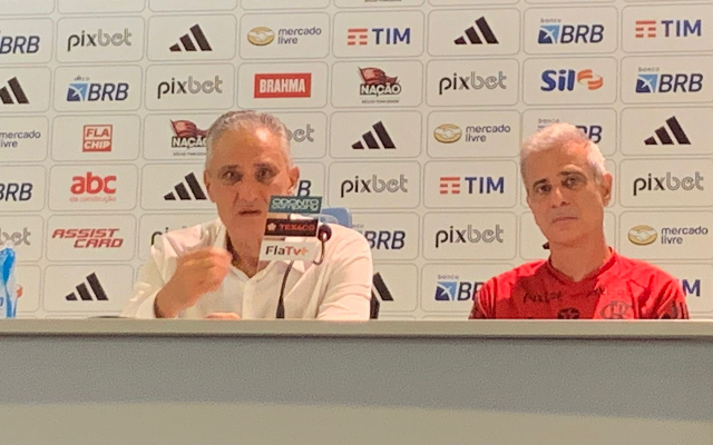 Coletiva de imprensa no Maracanã com Tite e Fábio Mahseredjian