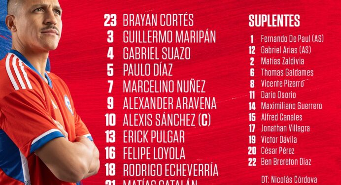 Chile confirma Pulgar como titular contra o Equador, na altitude de Quito