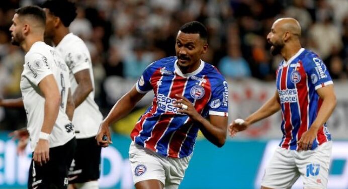 Bahia humilha o Corinthians e vence por 5 a 1 em Itaquera