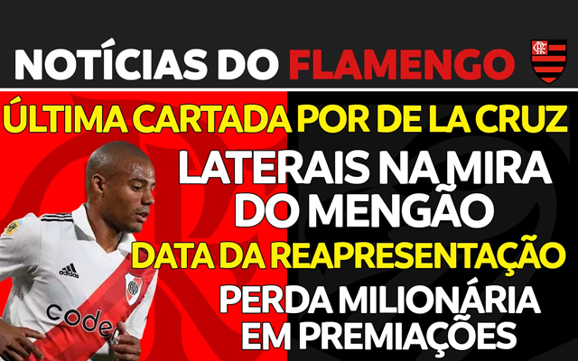 Notícias do Flamengo hoje: premiações do ano, detalhes da reapresentação, mercado da bola e mais