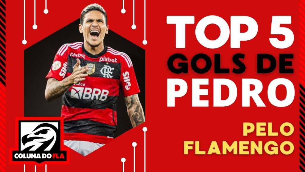 Assista no Coluna do Fla: top 5 gols de Pedro pelo Flamengo