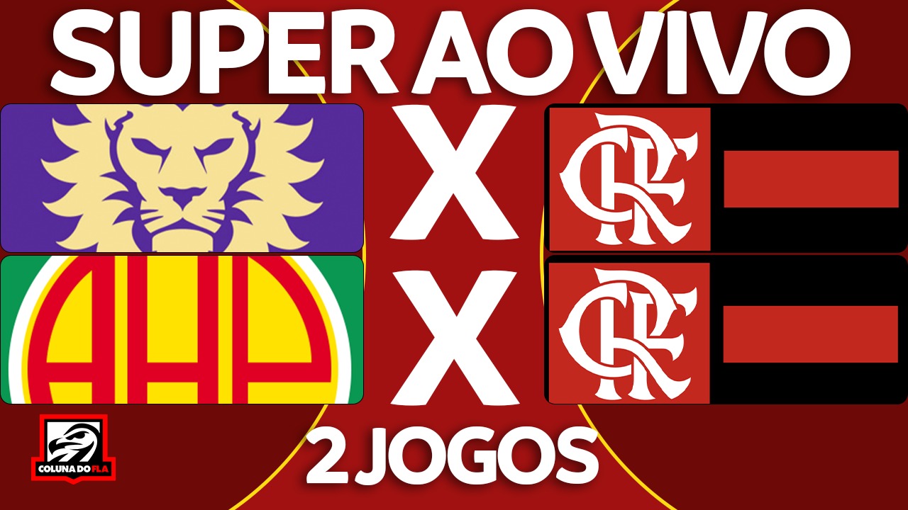 AO VIVO: assista aos jogos do Flamengo deste sábado em ‘superlive’ com o Coluna do Fla