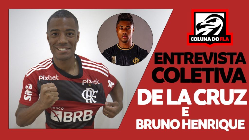 AO VIVO | Assista à coletiva de apresentação de De La Cruz no Flamengo; Bruno Henrique também concede entrevista