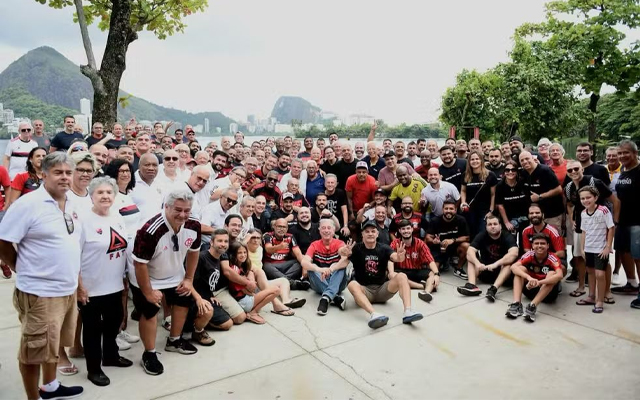 Churrasco de apoiadores de Landim no Flamengo