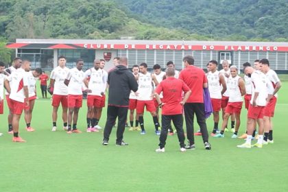 Treino do Flamengo no Ninho