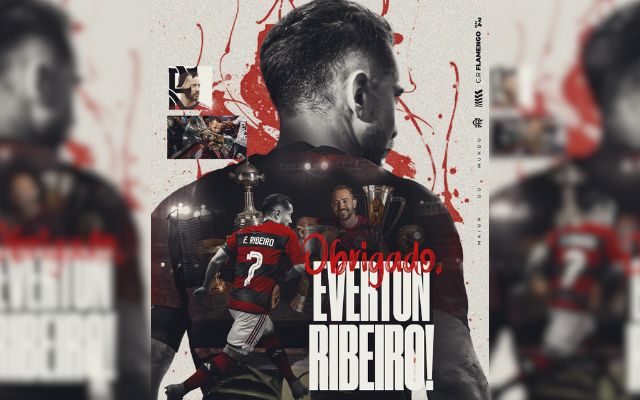 Flamengo publica homenagens a Everton Ribeiro