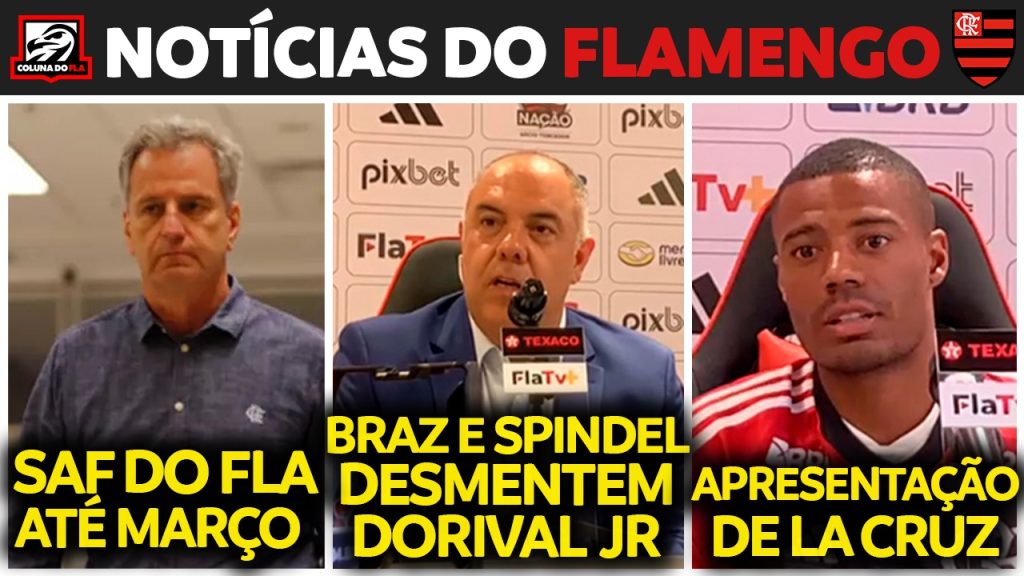 Notícias do Flamengo hoje: renovação de Bruno Henrique, apresentação de De La Cruz e Dorival Júnior ‘mentiroso’