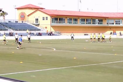 Treino do Flamengo em Orlando