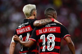 Arrascaeta e De La Cruz no Flamengo