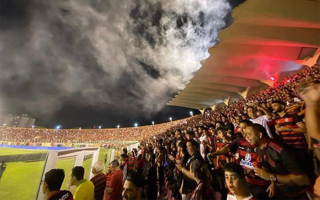 Torcida do Flamengo em Aracaju, na Arena Batistão