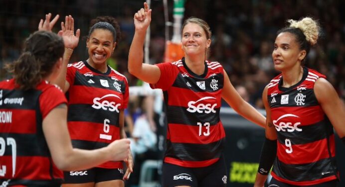 Flamengo encara o São Caetano em busca de manter a invencibilidade na Superliga Feminina de vôlei