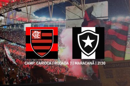 Flamengo e Botafogo se enfrentam pelo Campeonato Carioca