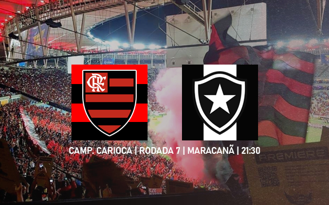 Flamengo e Botafogo se enfrentam pelo Campeonato Carioca