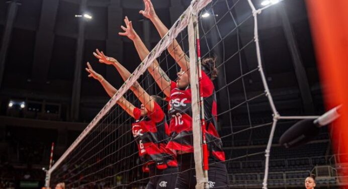 FÁCIL! Flamengo humilha São Caetano e chega à marca de 15 vitórias seguidas na Superliga