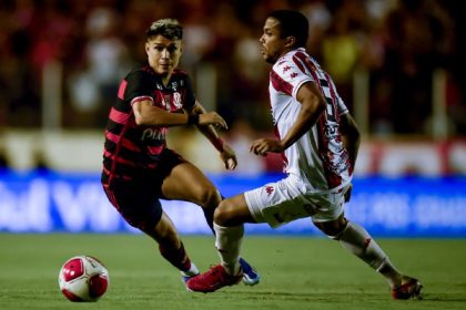 Luiz Araújo em Bangu x Flamengo