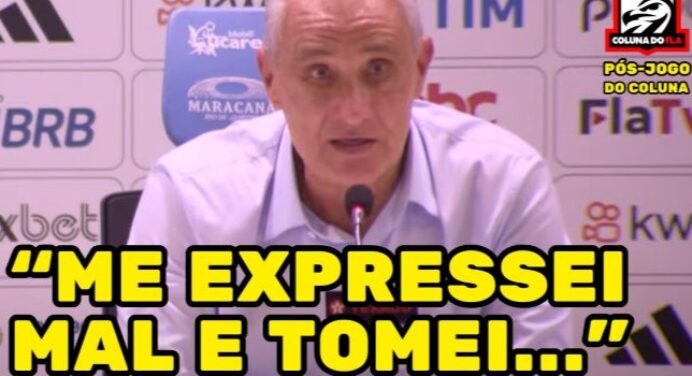 “Me expressei mal”: Tite volta a se defender após eleger o Carioca como estadual mais difícil