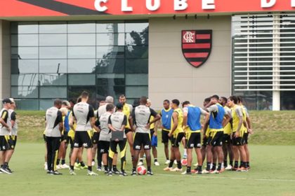 Treino do Flamengo no CT