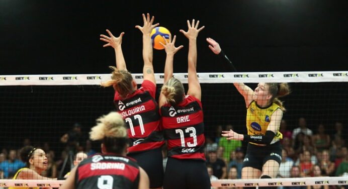 Flamengo perde para Praia Clube e dá adeus na Copa Brasil de Vôlei