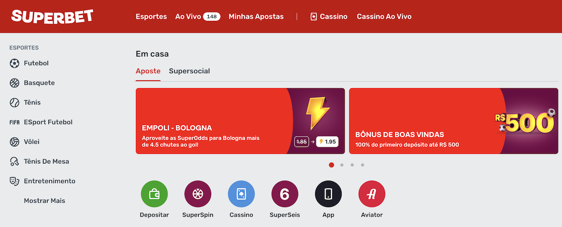 como baixar o app da superbet