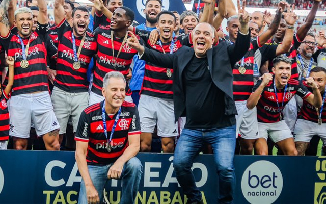 Flamengo comemora título da Taça Guanabara