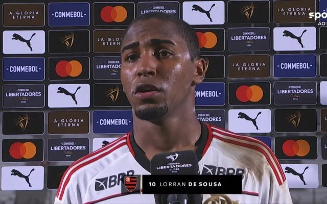 “Flamengo é raça sempre”: Lorran celebra vaga na final da Libertadores e projeta final com Boca