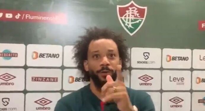 Marcelo se irrita com pergunta sobre domínio do Flamengo contra o Fluminense