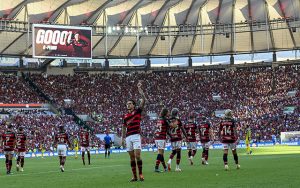 Pedro comemora gol do Flamengo no Maracanã
