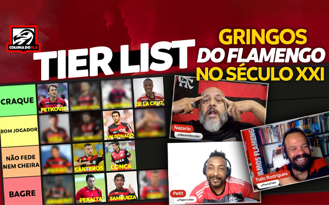 AO VIVO | Quem é o maior gringo do Flamengo? Comentaristas fazem lista com 28 nomes