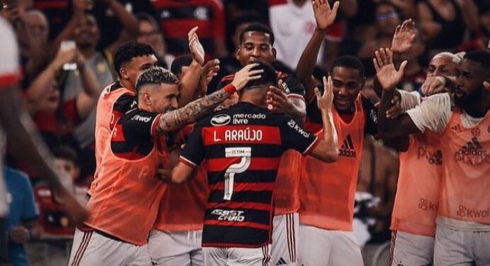 SEGUE O LÍDER! Flamengo atropela São Paulo, vence 2ª no Brasileirão e assume a ponta da tabela
