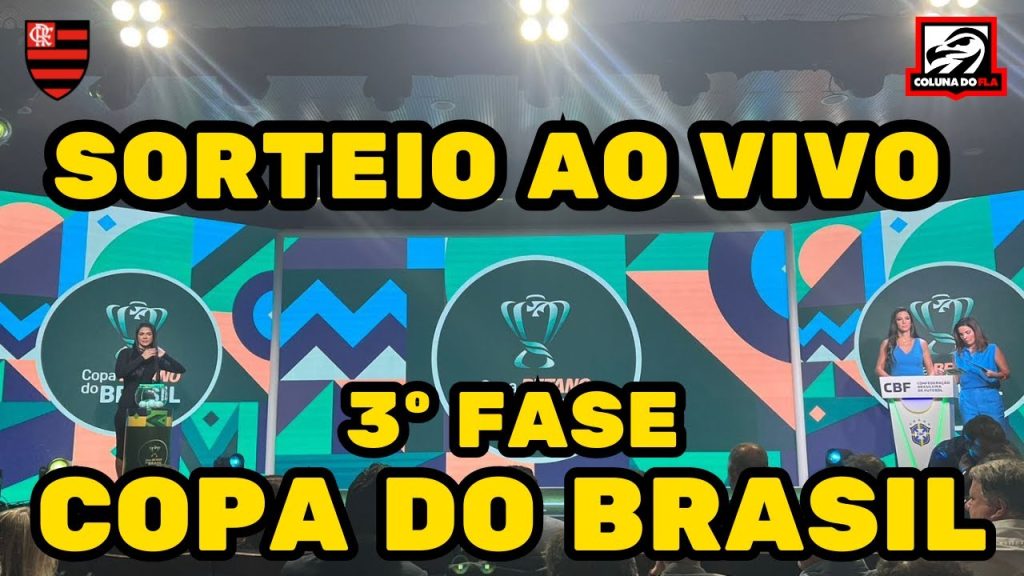 AO VIVO: SORTEIO COPA DO BRASIL 2024 – 3º FASE