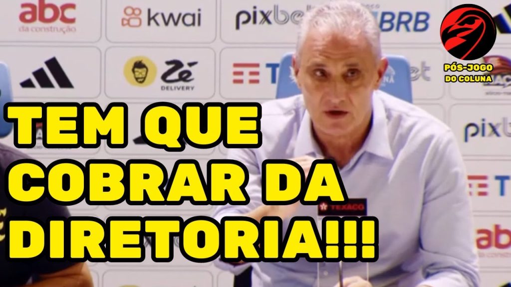 TITE RECLAMA DE JOGO ÀS 11H