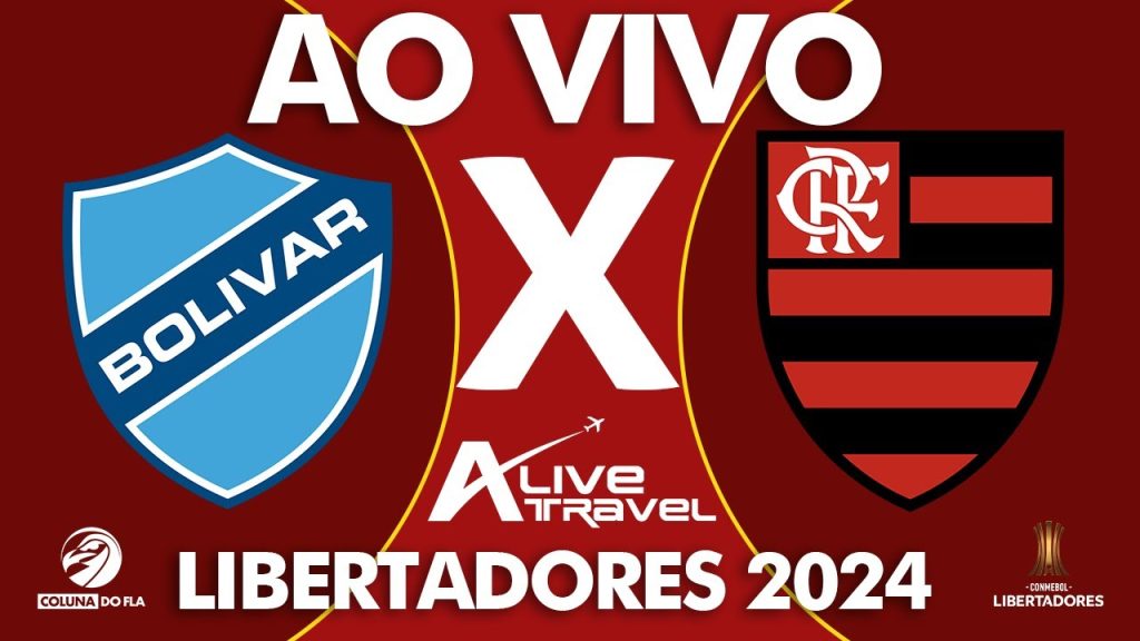 BOLÍVAR X FLAMENGO AO VIVO – FASE DE GRUPOS – LIBERTADORES 2024 – NARRAÇÃO RAFA PENIDO