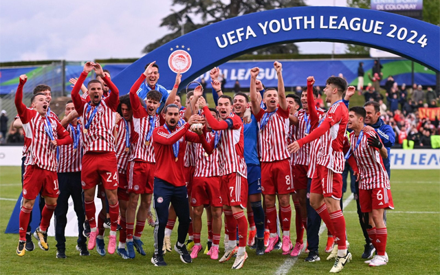 Olympiacos campeão da UEFA Youth League