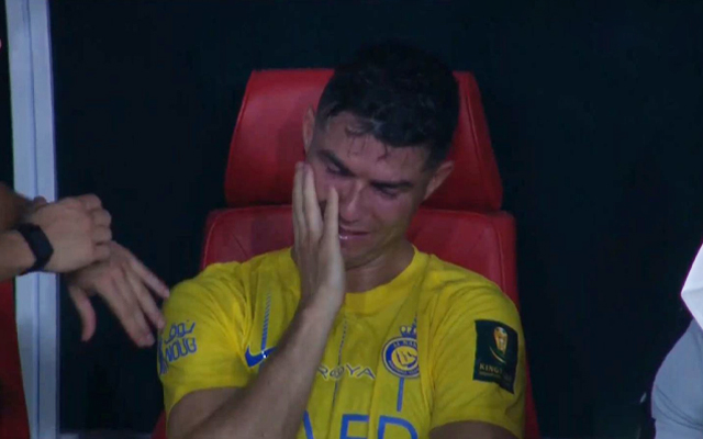 Cristiano Ronaldo chorando