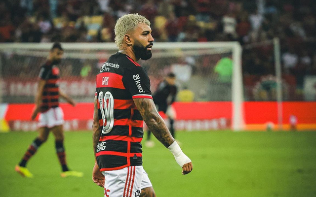 Gabigol no Maracanã, pelo Flamengo