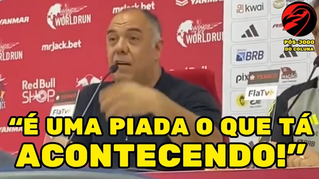 MARCOS BRAZ REVOLTADO NA COLETIVA