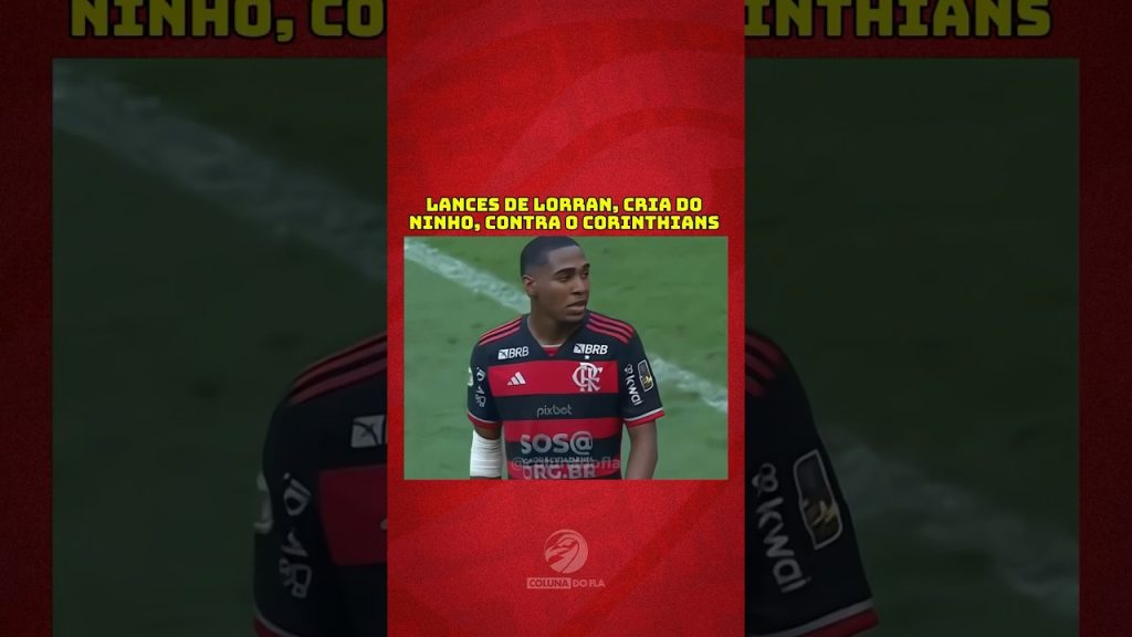 HIGHLIGHTS DO CRIA! Se liga nos lances de Lorran na partida entre Flamengo e Corinthians