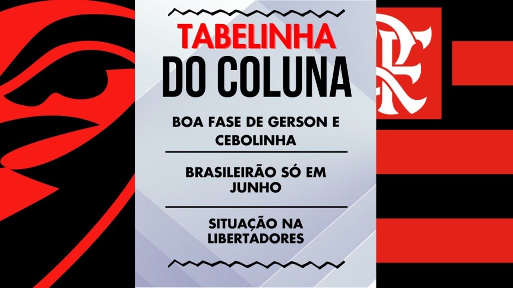 BOA FASE DE GERSON E CEBOLINHA | BRASILEIRÃO SÓ EM JUNHO | SITUAÇÃO NA LIBERTADORES