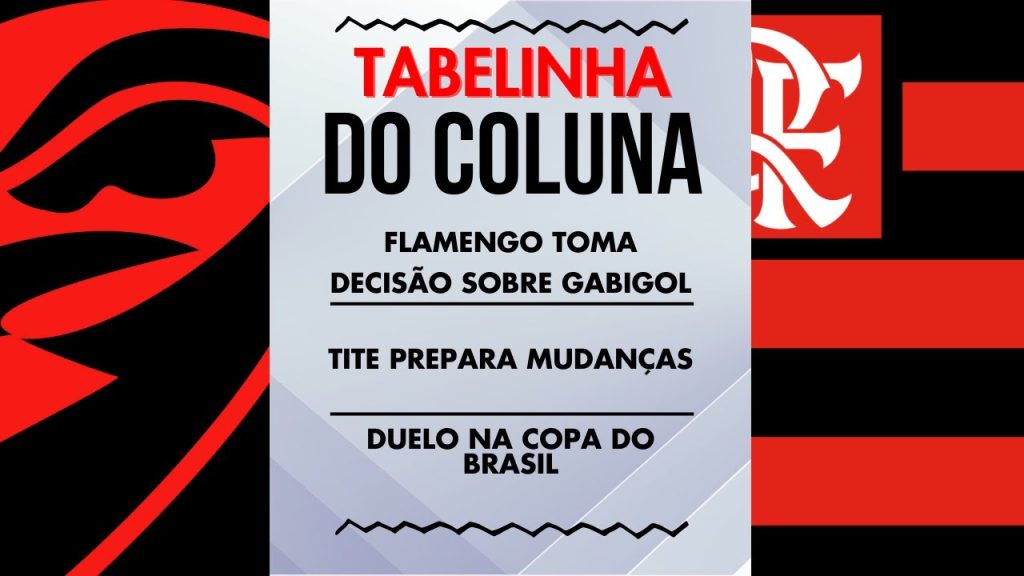 FLAMENGO TOMA DECISÃO SOBRE GABIGOL | TITE PREPARA MUDANÇAS | DUELO NA COPA DO BRASIL