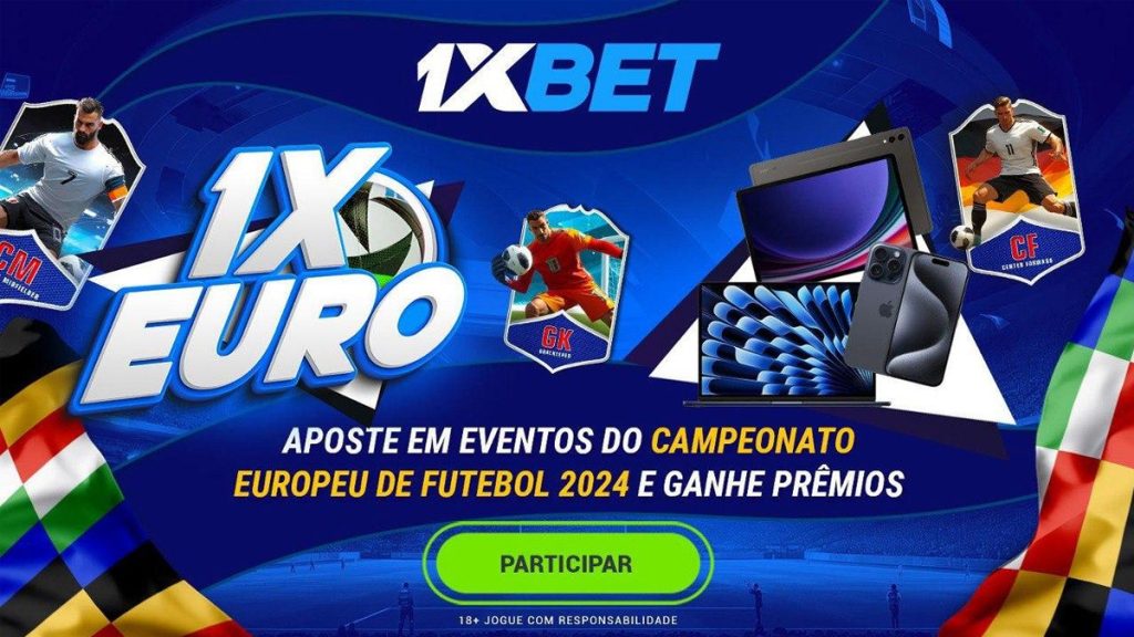 EURO24: Ganhe até $50.000 na nova promoção da 1xBet!