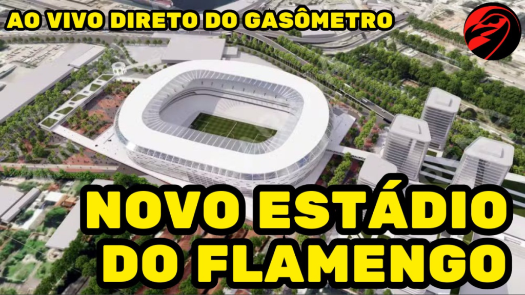 AO VIVO | Coluna do Fla vai ao terreno do Gasômetro, local onde será construído o estádio próprio do Flamengo