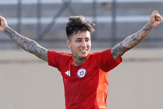 Erick Pulgar com Chile na Copa América