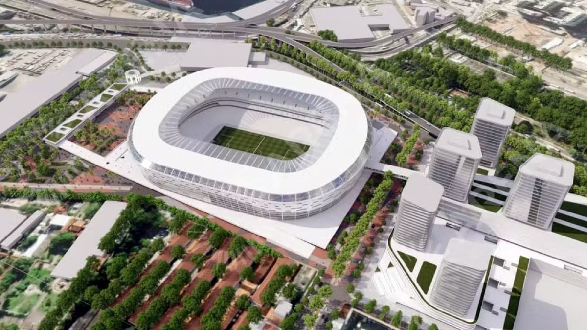 Projeto do estádio do Flamengo