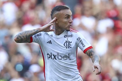 Everton Cebolinha em Flamengo x Vasco