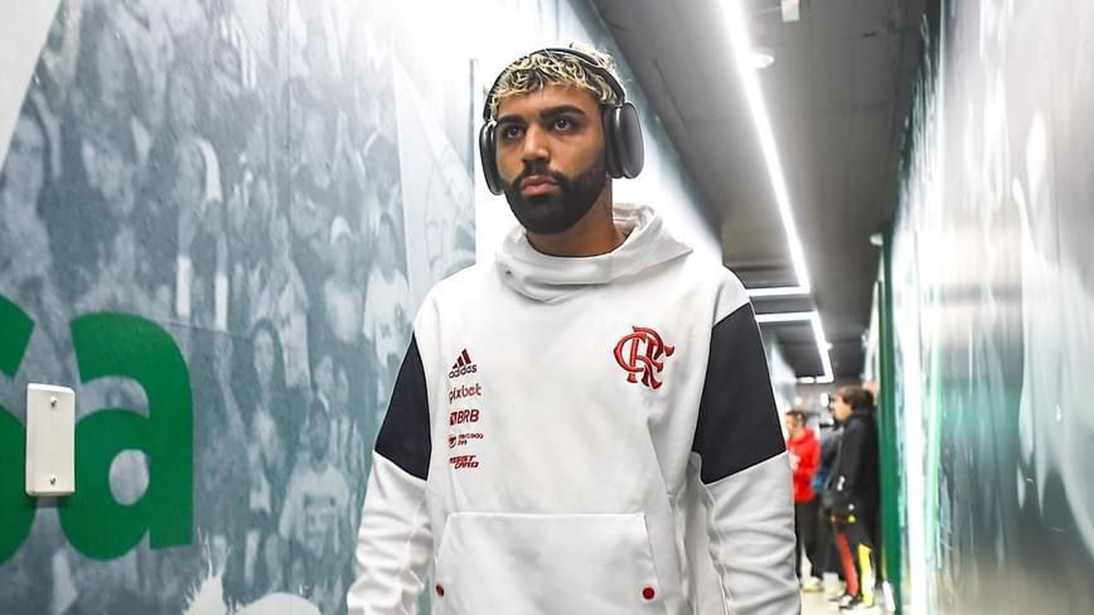 Gabigol em viagem pelo Flamengo