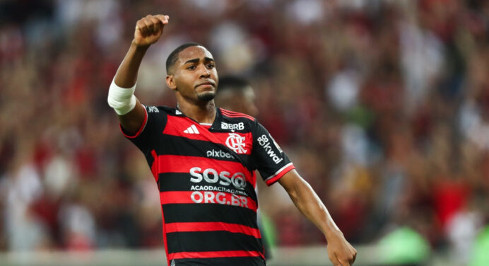 Joia do Flamengo figura na 6ª colocação entre os melhores meio campistas da América do Sul; veja ranking