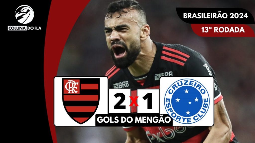 FLAMENGO 2X1 CRUZEIRO – GOLS DA PARTIDA – NARRAÇÃO RAFA PENIDO | BRASILEIRÃO 2024