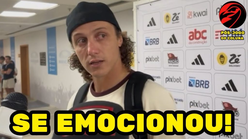 DAVID LUIZ CHORA NA ENTREVISTA PÓS-JOGO DE VASCO 1X6 FLAMENGO